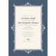 Knife and Fork Blue Die-cut Invitations Image 3 of 3